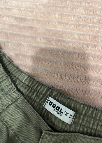 haki kargo pantolon - Görsel 3