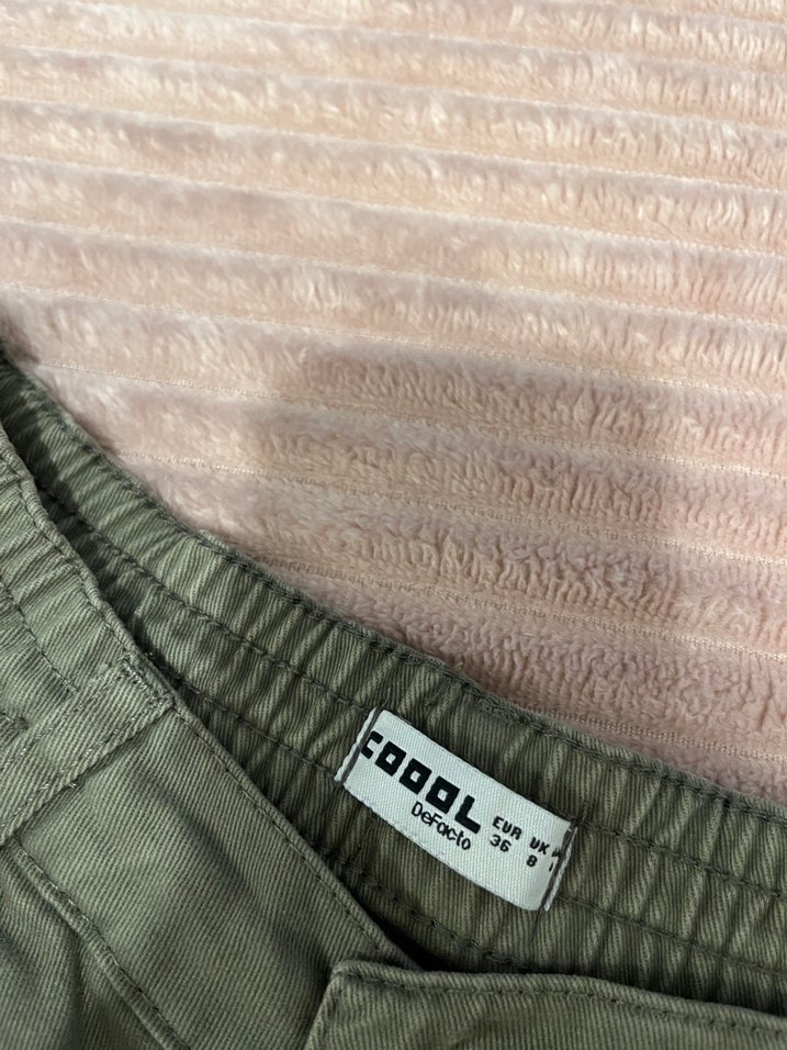 haki kargo pantolon - Görsel 3