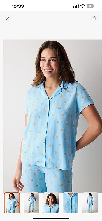 xs Beden Penti kadın pijama takımı