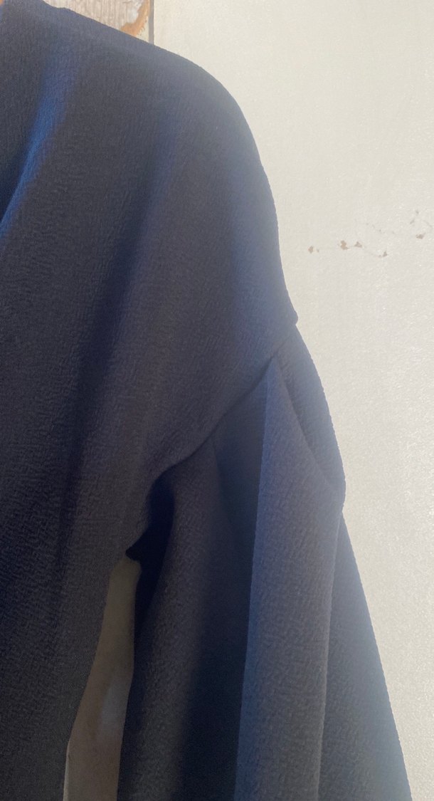 Uzun Siyah Gotik Kadın Elbise - Görsel 5