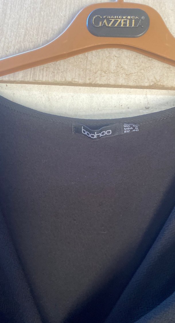 Uzun Siyah Gotik Kadın Elbise - Görsel 4