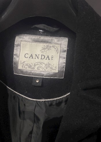 Siyah Düğmeli Uzun Kadın Kaban - Görsel 6