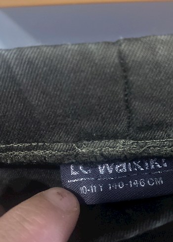 Kız Çocuk Elastik Bel Dar Kesim Pantolon - Görsel 3