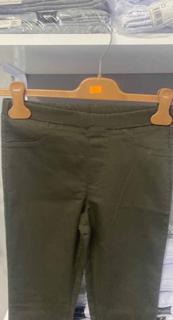 Kız Çocuk Elastik Bel Dar Kesim Pantolon - Görsel 2