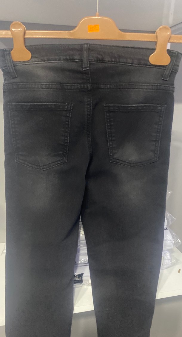 Kahverengi Kadın Regular Fit Denim Pantolon - Görsel 5