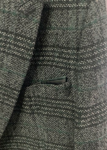 Gri Düğmeli Erkek Ceket - Görsel 2