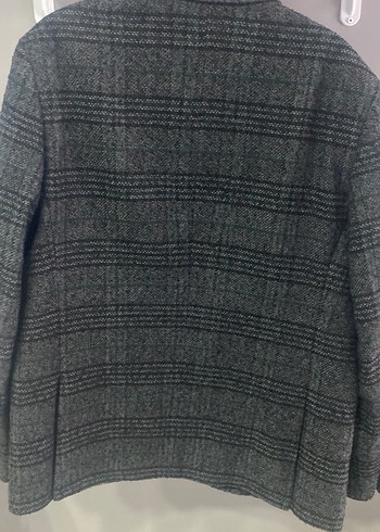 Gri Düğmeli Erkek Ceket - Görsel 3