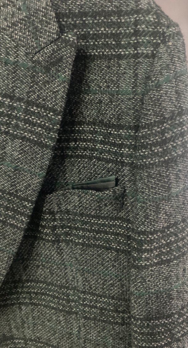 Gri Düğmeli Erkek Ceket - Görsel 2