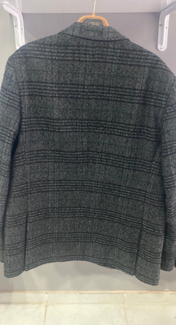 Gri Düğmeli Erkek Ceket - Görsel 3