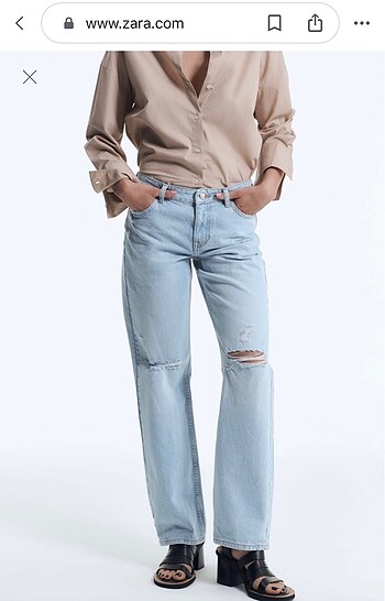 Zara Yırtık Yeni Sezon Jean Pantolon