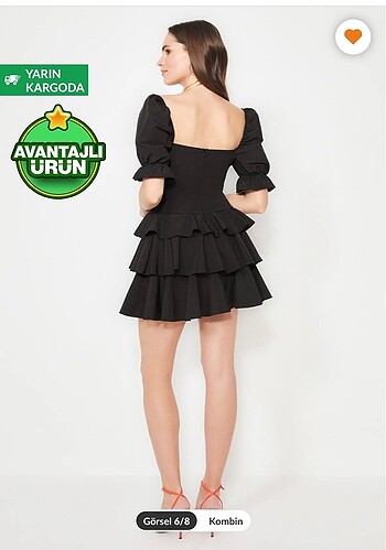xs Beden siyah Renk Trendyol Milla Elbise