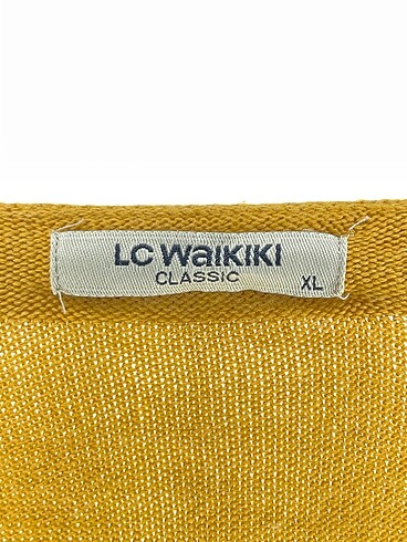 xl Beden sarı Renk LC Waikiki Hırka %70 İndirimli.