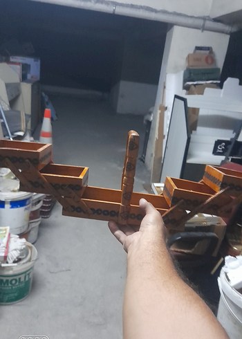 Beden Ahşap Kahverengi iğne iplik Kutusu