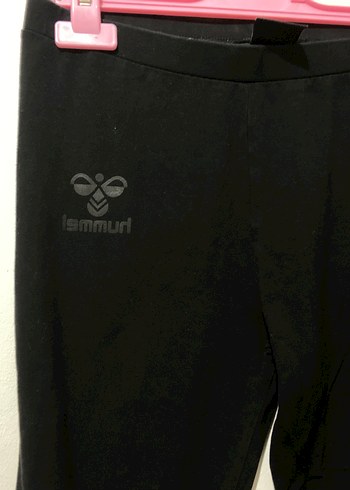 Hummel Kız Siyah Dar Kesim Eşofman Altı