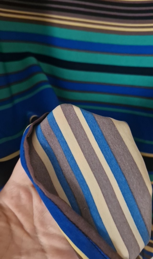 Çizgili  Midi Kadın Elbise - Görsel 4