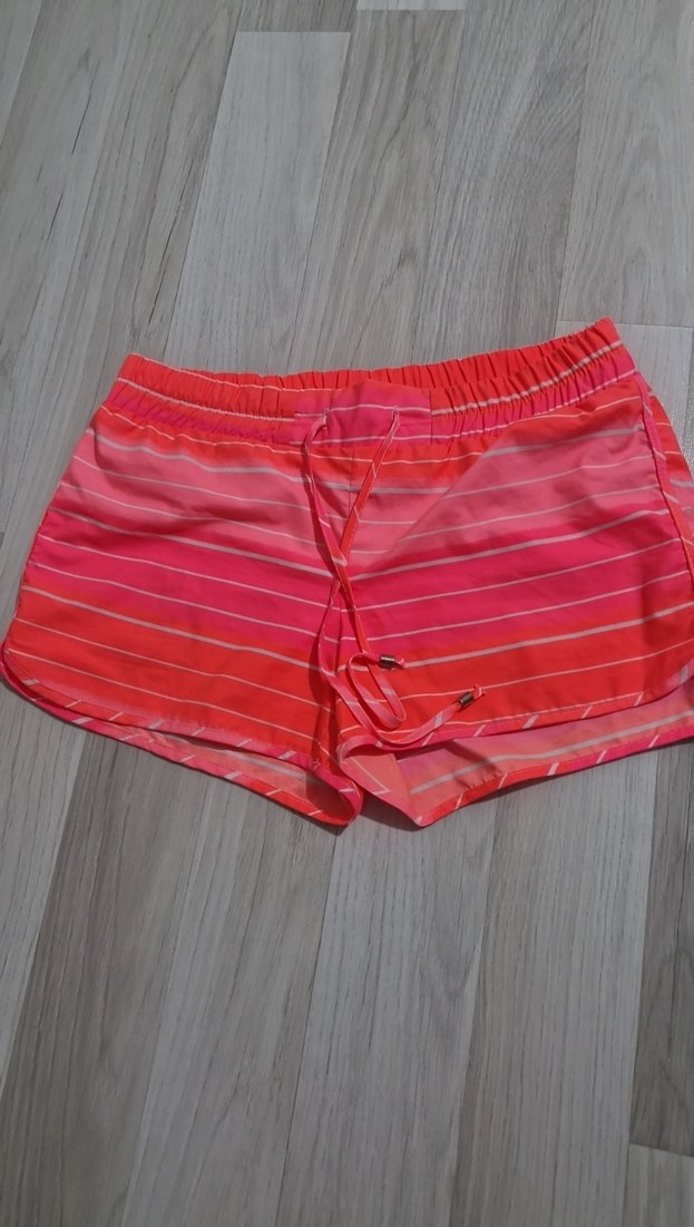 Renkli Bağcıklı Mini Şortlar 2 tane - Görsel 4