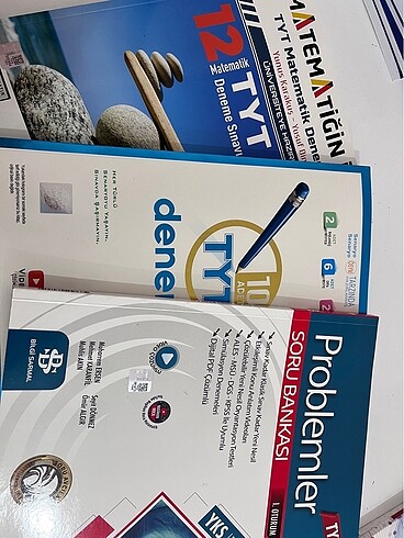 Deneme ve problemler kitapları