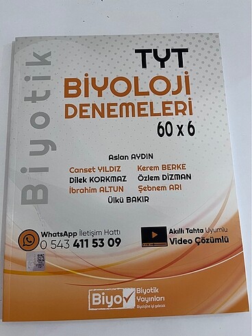 Biyotik tyt biyoloji deneme