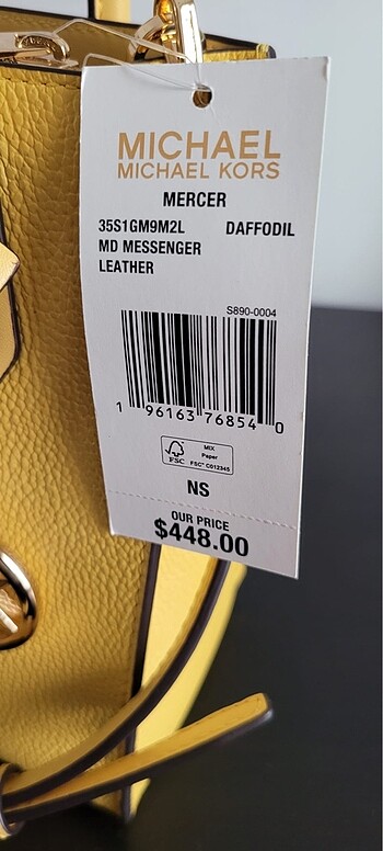 Beden sarı Renk MICHEAL KORS ÇANTA