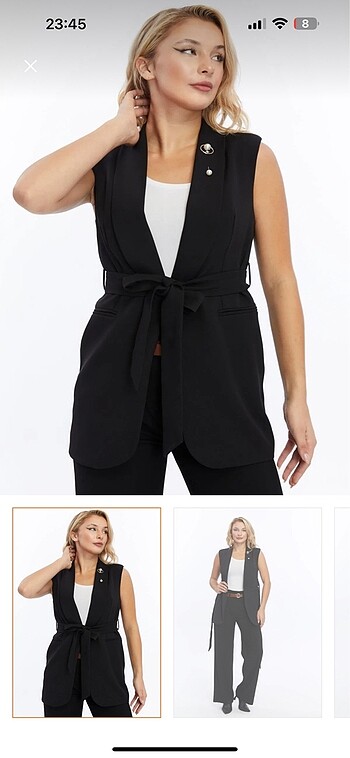 Zara Blazer yelek