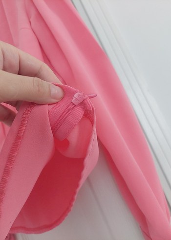 44 Beden pembe Renk Pembe Uzun Kollu Kadın bluz