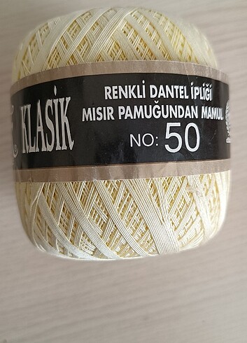 Altınbaşak dantel elişi örgü ipliği 50 numara 