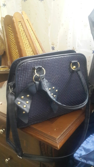 Lacivert rahat anne çantası 