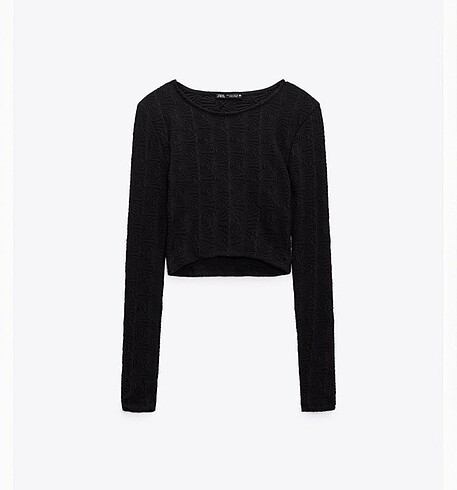 ZARA FİTİLLİ CROP