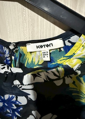 Koton Çiçek Desenli Mini Bohem Elbise