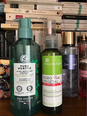 Yves rocher yüz yıkama jeli ve tonik