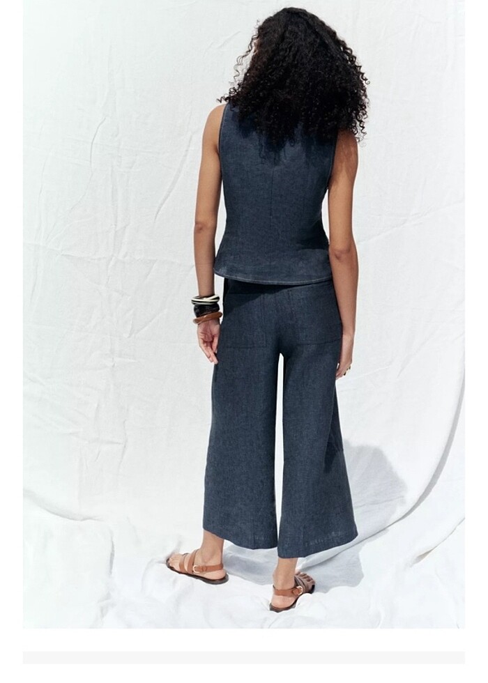 Keten pantolon - Görsel 4