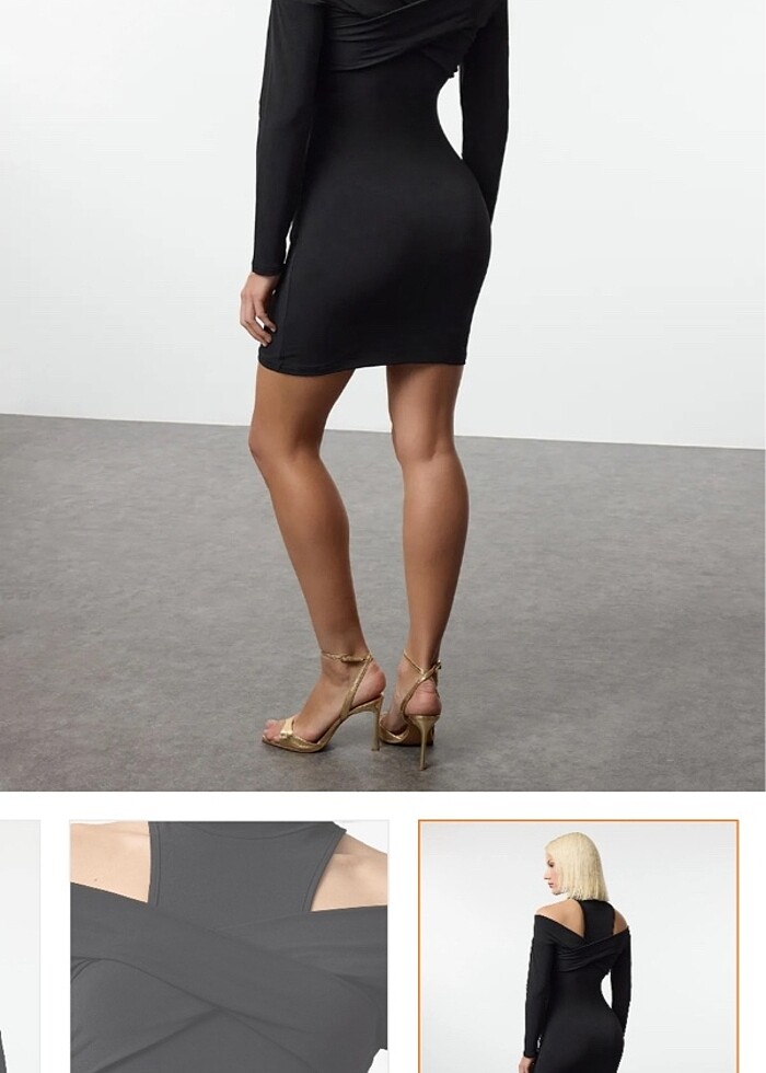 Siyah Elbise - Görsel 3