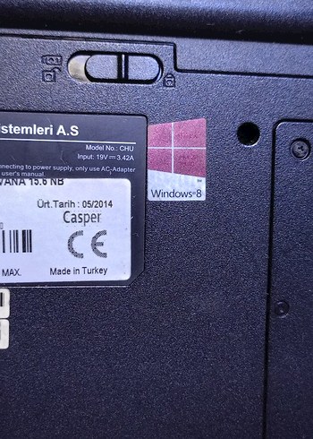 CASPER NİRVANA 15 NB LAPTOP BİLGİSAYAR - Görsel 10