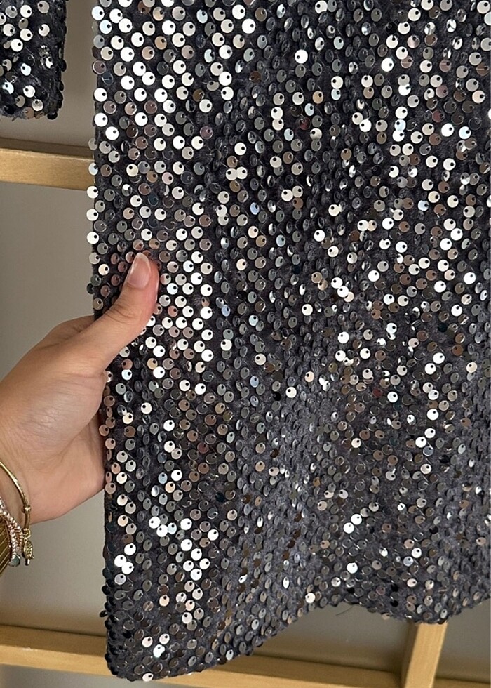 Payetli elbise - Görsel 4