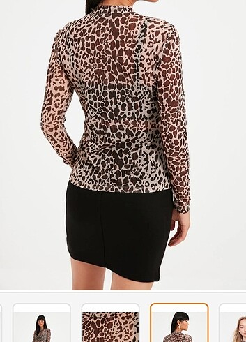 Trendyol & Milla Leopar desenli bluz