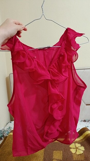 Pembe bluz 