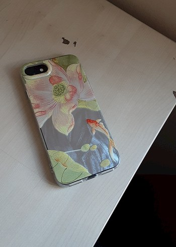 iphone 7/8/se2/se3 koi desenli telefon kılıfı