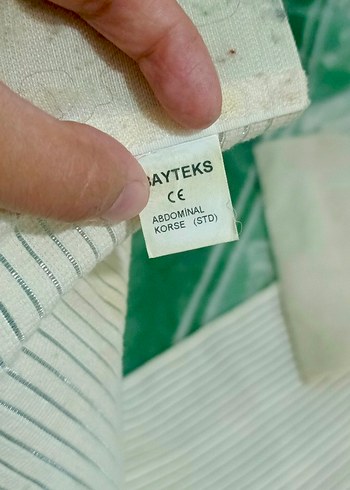 Beyaz Nakışlı Emzirme Korsesi - Görsel 4