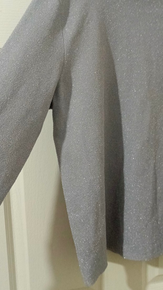 Gri Yüksek Yakalı Kadın Kazak - Görsel 3