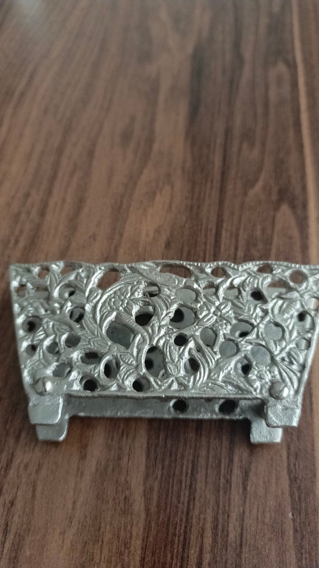 Gri Metal Dekoratif Çatal Kaşık Tutucu - Görsel 4