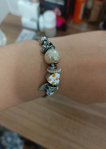 Çiçek Desenli Bohem Boncuklu Bileklik - Görsel 4