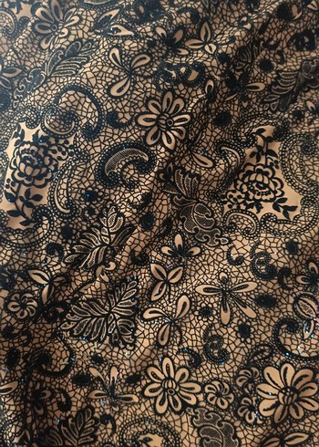 Kahverengi Bohem Desenli Perde - Görsel 4