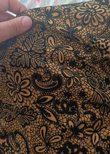 Kahverengi Bohem Desenli Perde - Görsel 5