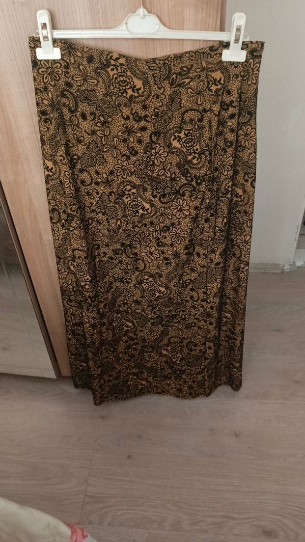 Kahverengi Bohem Desenli Perde - Görsel 2