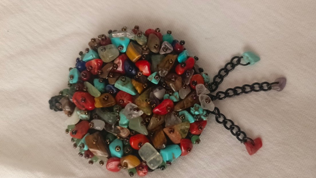 Renkli Boncuklu Bohem Uzun Kolye - Görsel 2