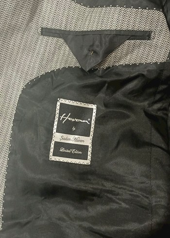 Gri Erkek Regular Fit Düğmeli Takım Elbise - Görsel 4