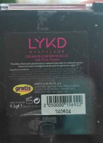 Beden lykd allık 506