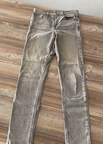 Gri Kadın Denim Pantolon