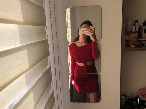 Topshop Kırmızı Elbise