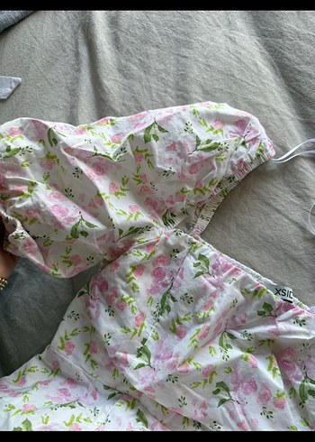 Lcw Pembe çiçekli Bohem Uzun Elbise - Görsel 2